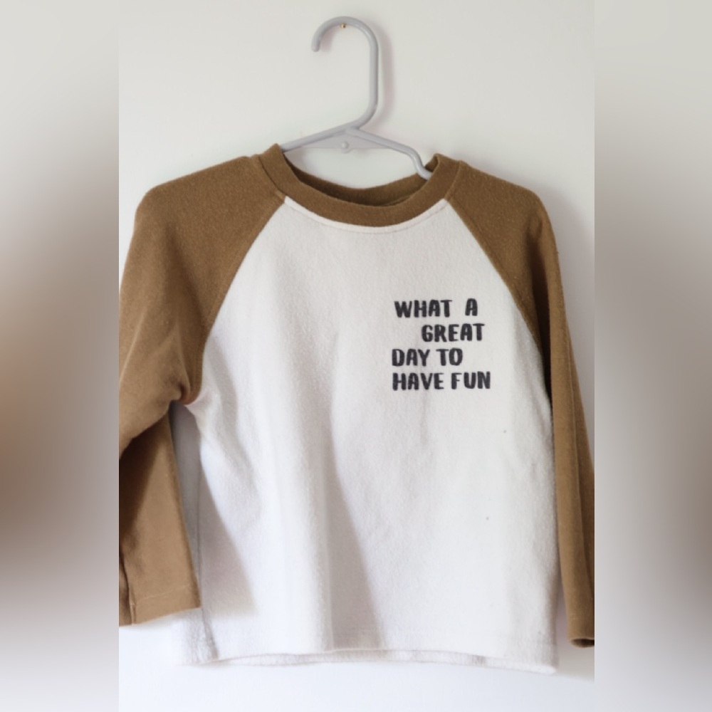 Zara soft touch raglan shirt toddler EUC